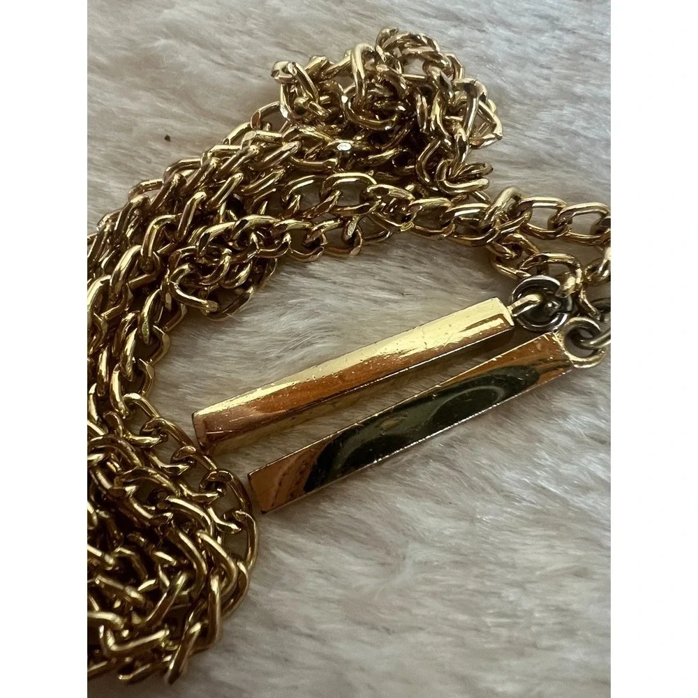 Michael Kors Necklace MK Gold Curb Link 30